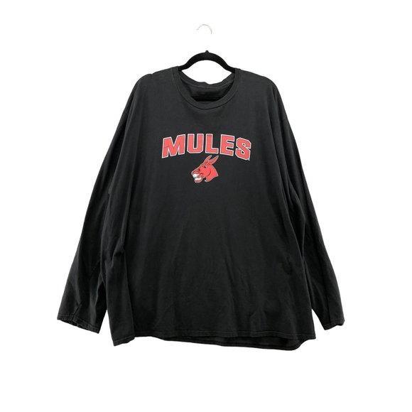 Mules Other - University of Central Missouri Mules UCM NCAA Crewneck Long Sleeve Shirt 4XL